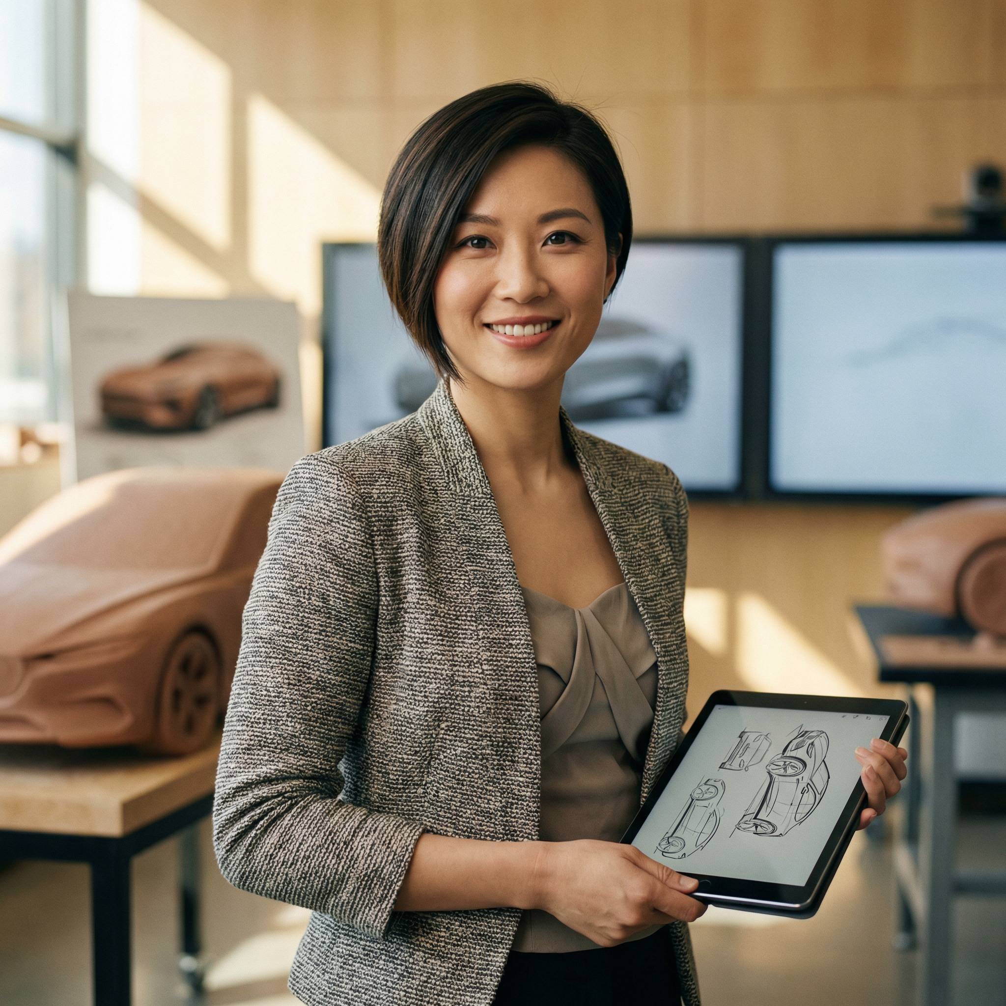 黄色仓库设计师周婷