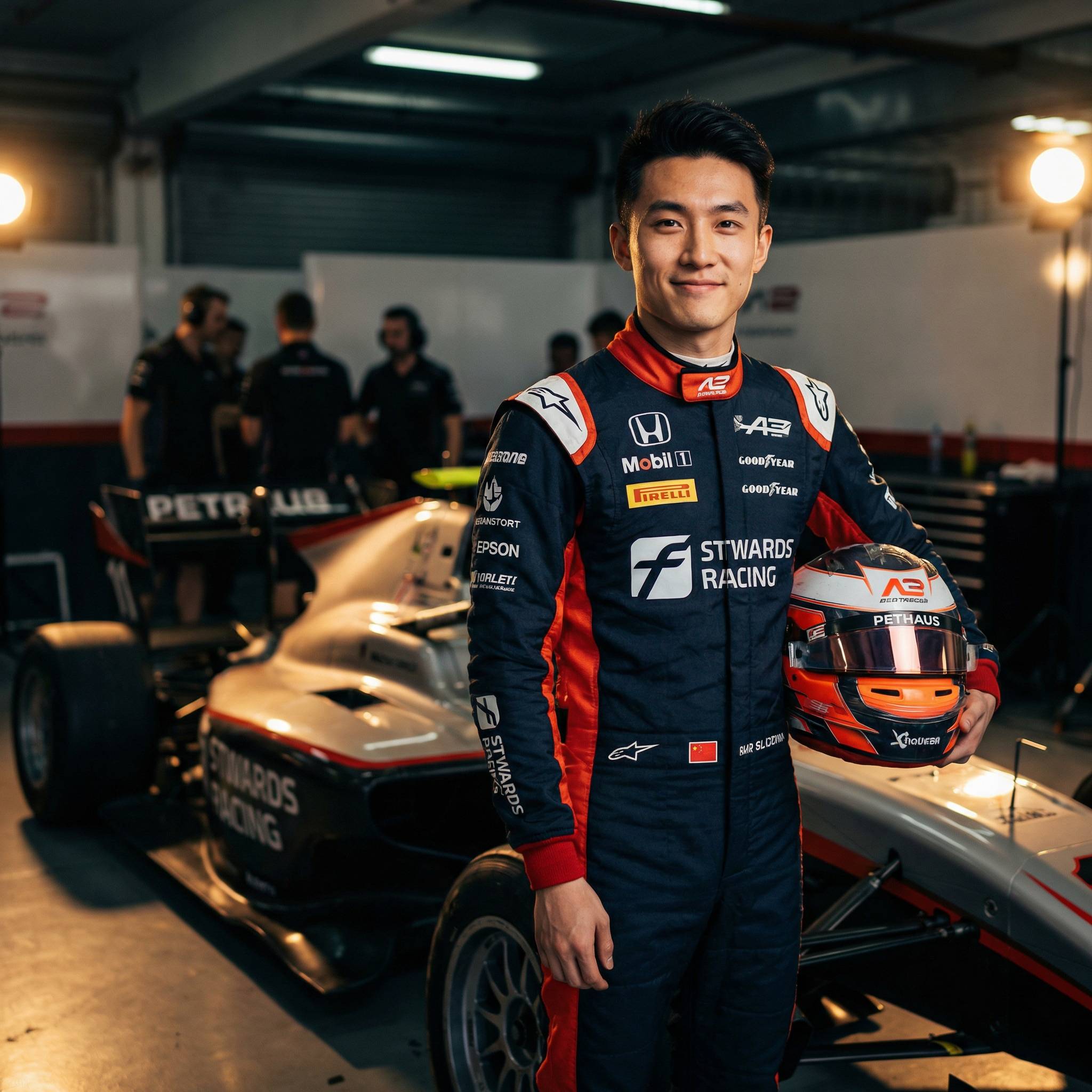 黄色仓库赛车手李昊