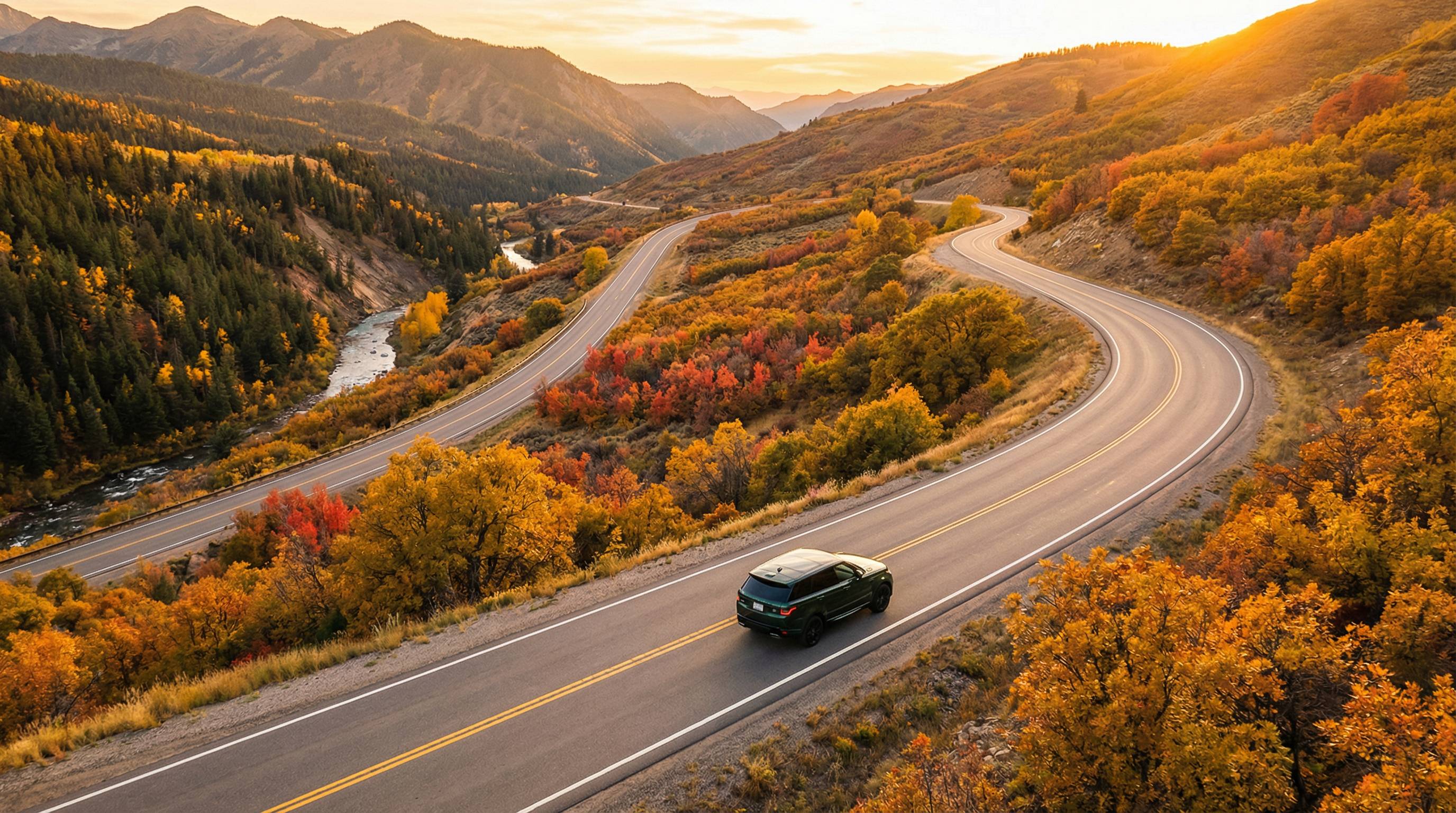 黄色仓库旅行车自驾视频